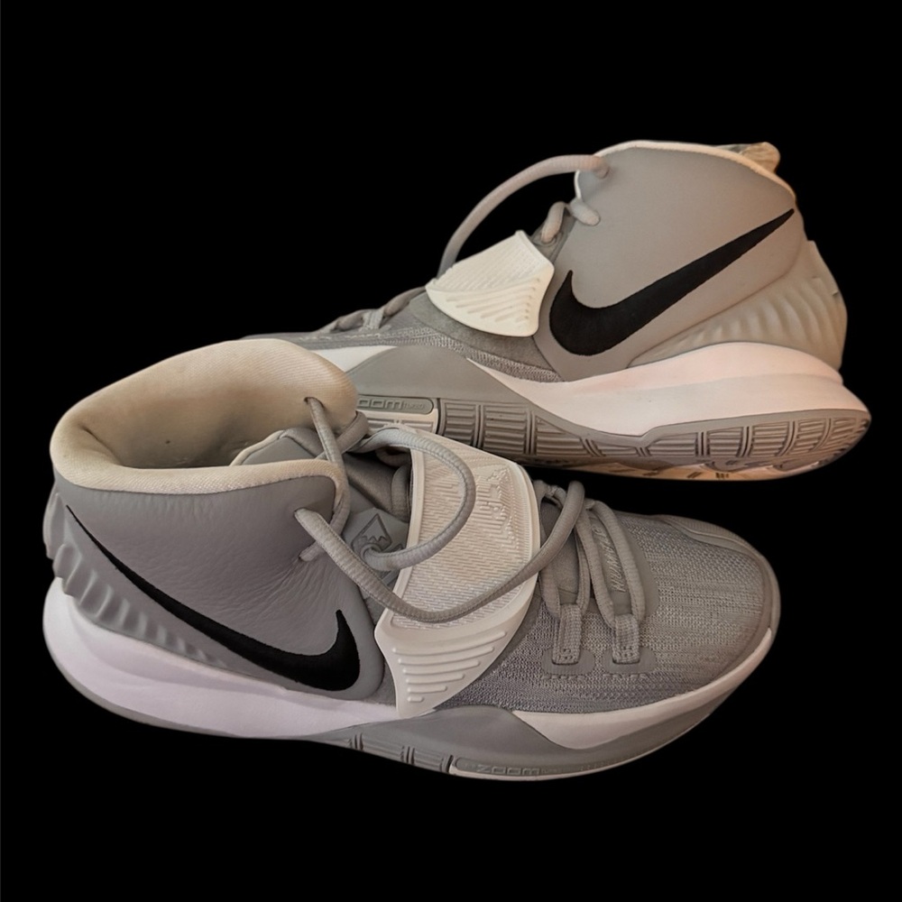 Nike Kyrie 6 TB Basketball Shoes Mens Size 5.5 Womens Size 7 Wolf Grey Round Toe